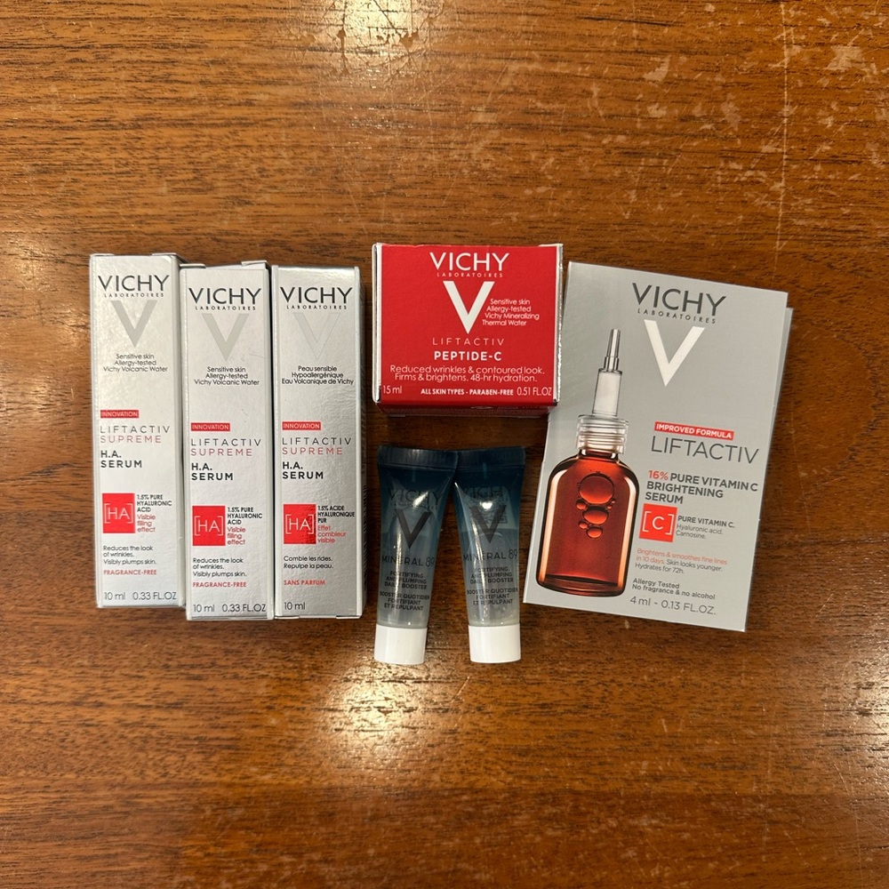 NEW Vichy Skincare Bundle, Travel/Trial Size